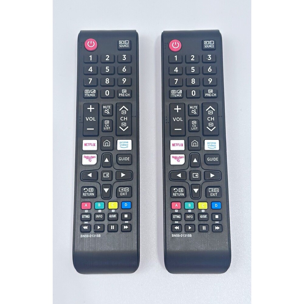 Lot of 2 Samsung Smart TV Remote Control Replacement BN59-01315B Netflix Key New